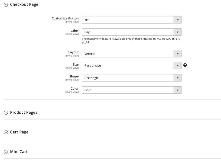 Frontend Experience Settings - Customize Smart Buttons