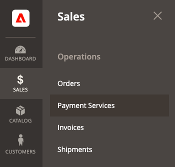 Payment Services Settings