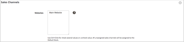 Sales Channels options for stocks