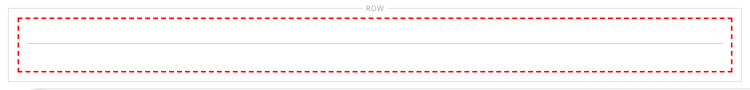 Divider with padding in container with dashed border