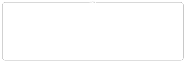 Row with Border Radius of 15