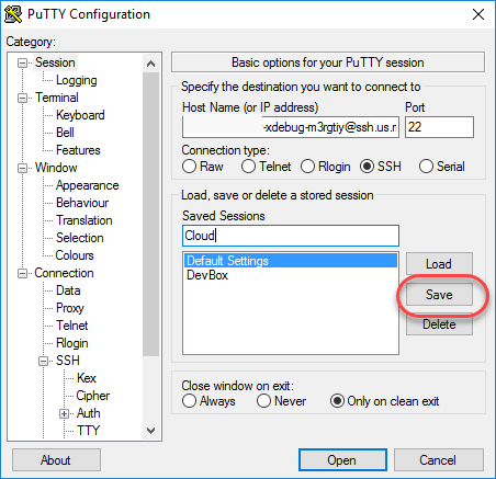 Save your SSH tunnel