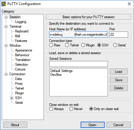 Set up Putty