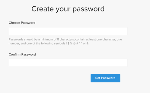 Create a password