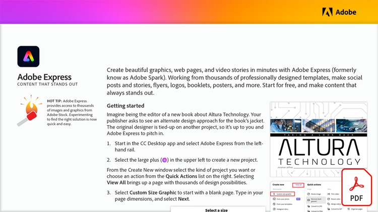 Adobe Express: Content that stands out