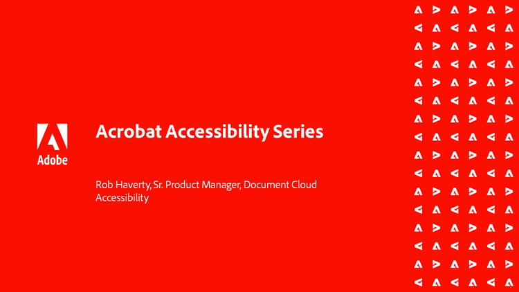 Preparing Accessible PDF Files