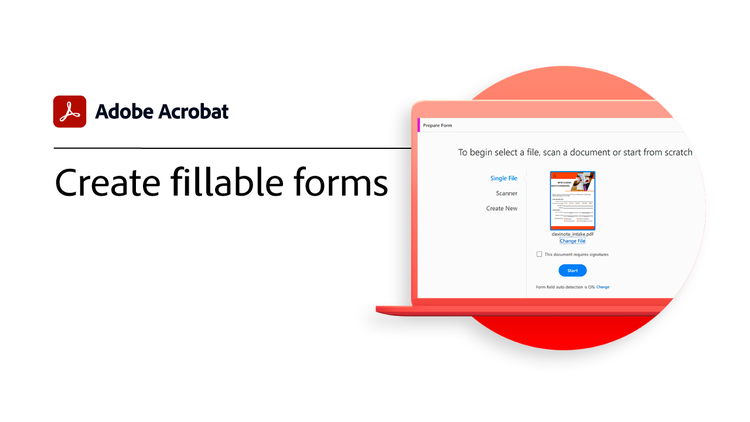 Create fillable forms