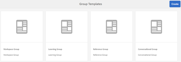 Community groups template