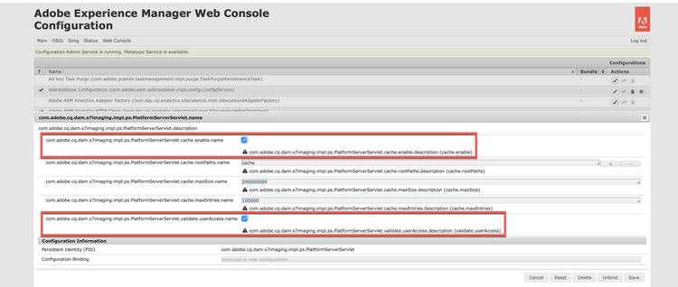 Enable Access Control List settings in Dynamic Media - Scene7 mode