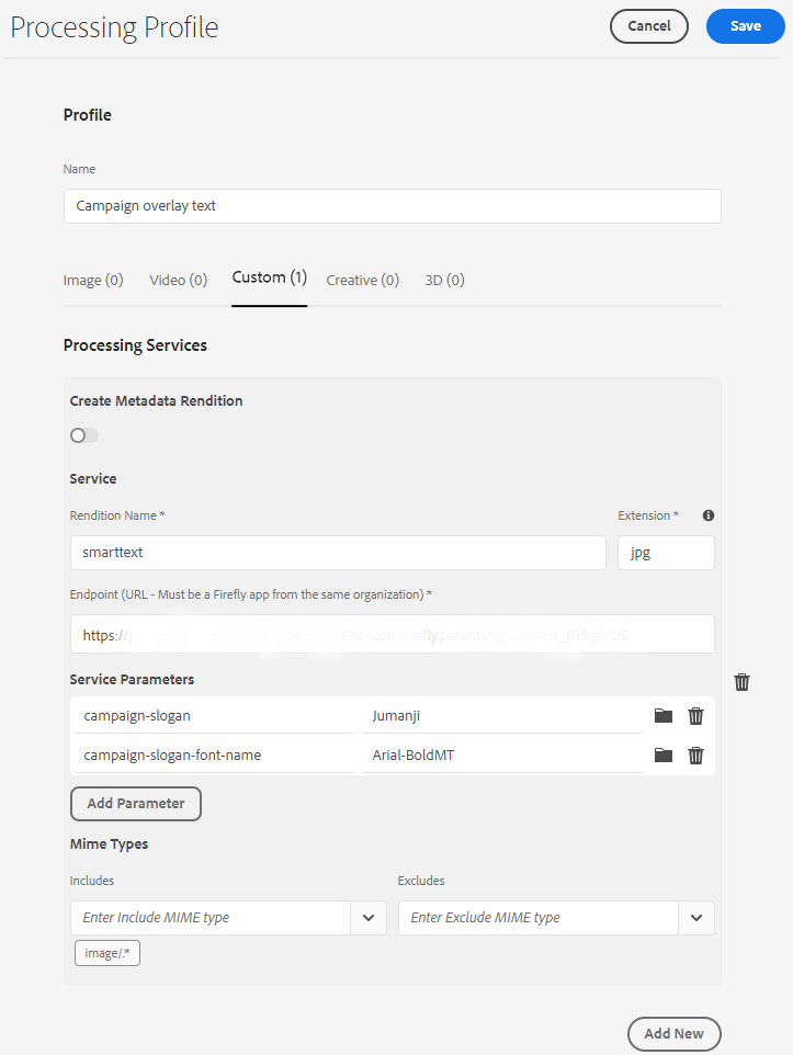 custom-processing-profile