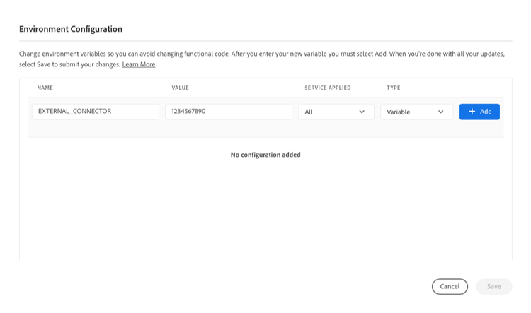 Adding a variable