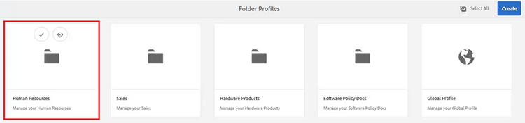 Edit Folder Profile