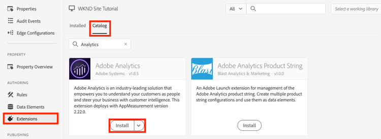 Adobe Analytics Extension