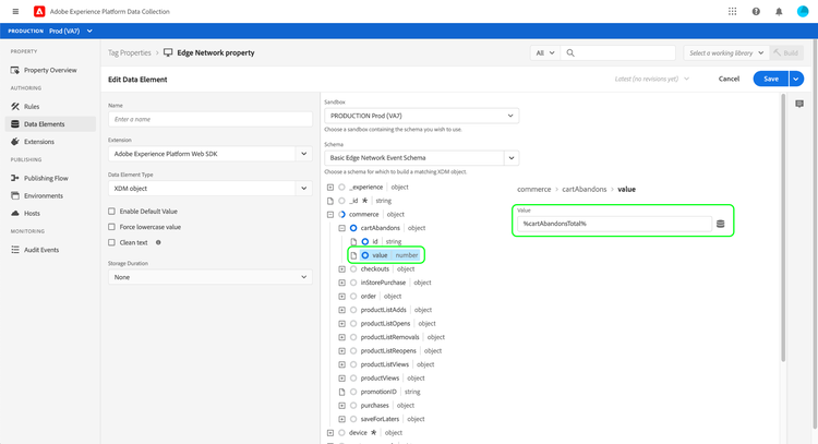 Map data to XDM fields