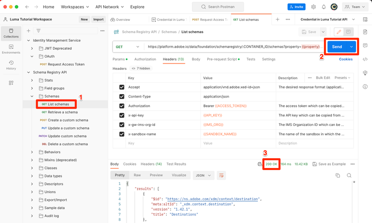 First API call in Postman