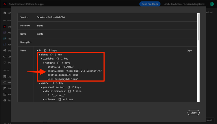 view decisionScope request