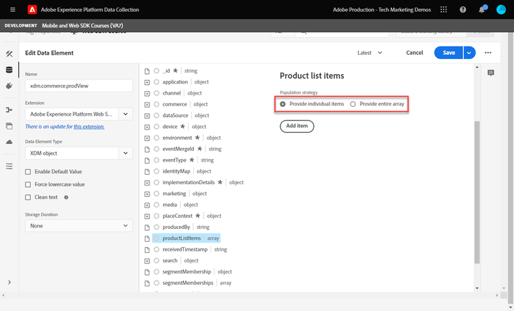 Page Views XDM object