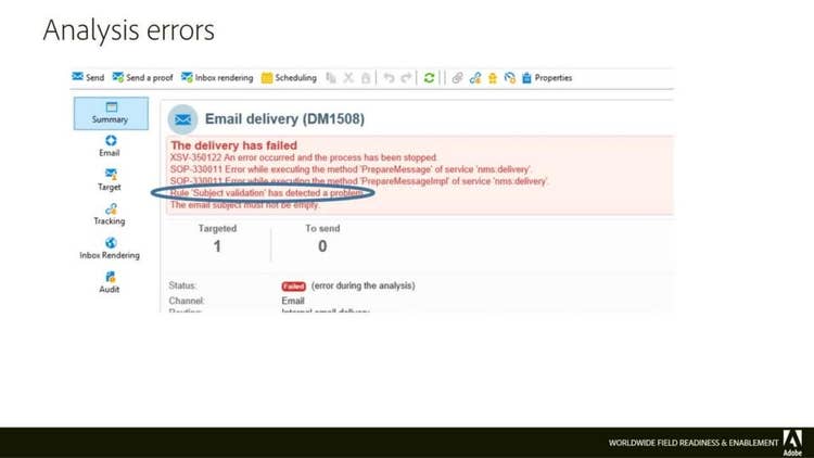 Troubleshooting email delivery issues