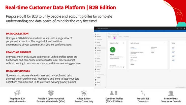 Overview of Real-Time Customer Data Platform, B2B Edition