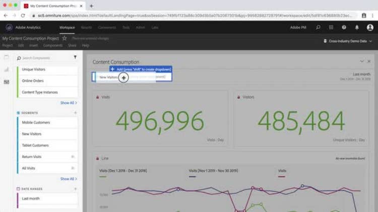 Applying Segments to your Analysis Workspace project